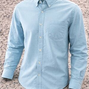 J. Crew Light Blue Men's Slim Fit Button Down Shirt